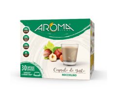 30 Capsule di Nocciolino Aroma Light Compatibili Lavazza A Modo Mio