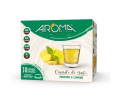 30 Capsule Zenzero e Limone Aroma Light Compatibili Lavazza A Modo Mio