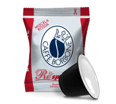 100 Capsule Caffe' Borbone Respresso Miscela Rossa Compatibili Nespresso