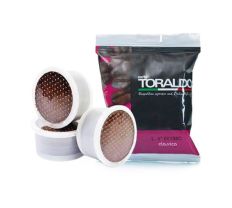 100 Capsule Caffè Toraldo Miscela Classica compatibili Fior Fiore Coop