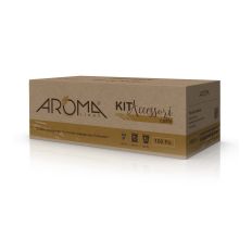 Kit accessori AromaLight ECO - bicchieri, palette e zucchero - 100 pezzi