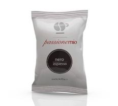 100 Capsule Lollo Caffe PassioneMio Nero Espresso Compatibili Lavazza a Modo Mio