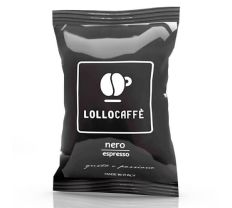100 Capsule Lollo Caffe Nero Espresso Compatibili Espresso Point