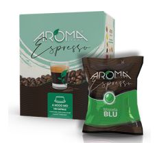 100 Capsule Aroma Light Miscela Blu compatibili A Modo Mio