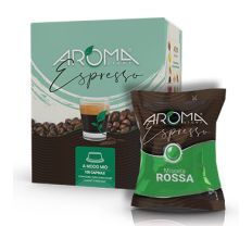 100 Capsule Aroma Light Miscela Rossa compatibili A Modo Mio