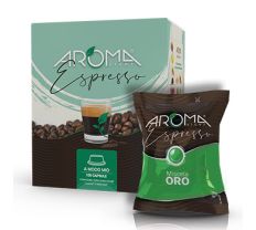 100 Capsule Aroma Light Miscela Oro compatibili A Modo Mio