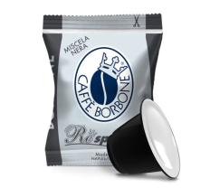 100 Capsule Caffe' Borbone Respresso Miscela Nera Compatibili Nespresso 