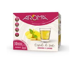 30 Capsule Zenzero e Limone Aroma Light compatibili Nespresso