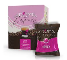 100 Capsule Aroma Light Miscela Nera compatibili Espresso Point