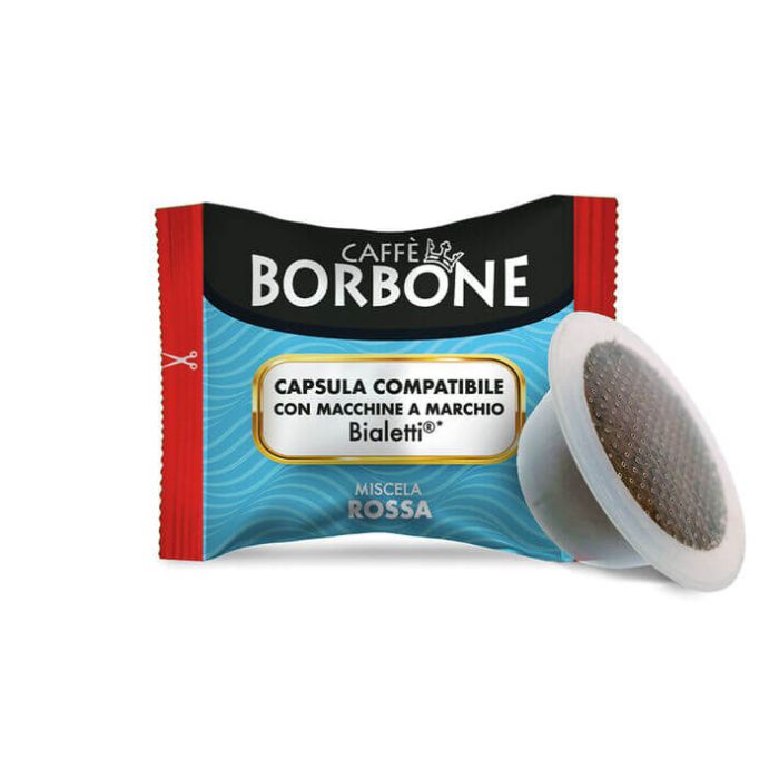 100 Capsule Borbone Miscela Rossa Compatibili Bialetti 100 Capsule Borbone Miscela Rossa Compatibili Bialetti