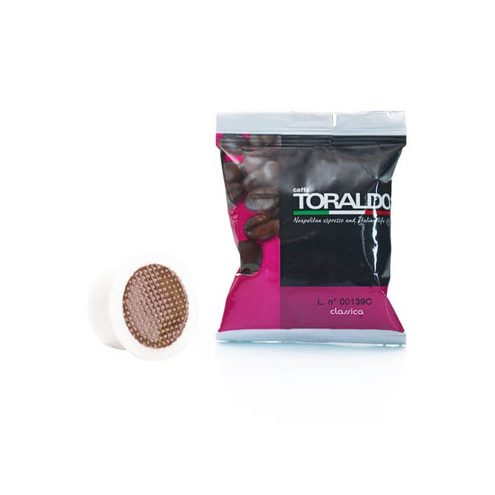 100 Capsule Caffè Toraldo Miscela Classica compatibili Uno System 100 Capsule Caffè Toraldo Miscela Classica compatibili Uno System