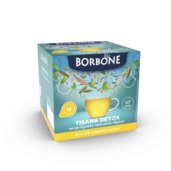 18 Cialde Borbone Tisana Detox 18 Cialde Borbone Tisana Detox