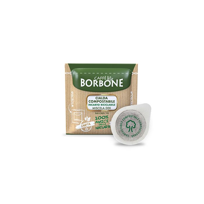 100 Cialde Borbone Miscela Verde Dek 100 Cialde Borbone Miscela Verde Dek