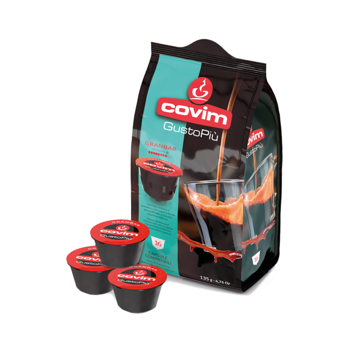 96 Capsule Covim GustoPiù Granbar Compatibili Dolce Gusto 96 Capsule Covim GustoPiù Granbar Compatibili Dolce Gusto