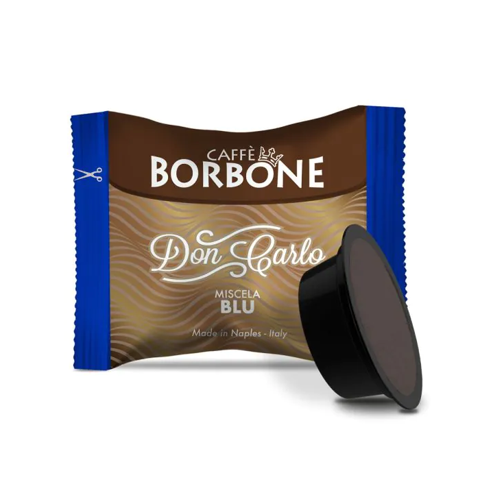 100 Capsule Caffè Borbone Don Carlo Miscela Blu Compatibili Lavazza A Modo Mio