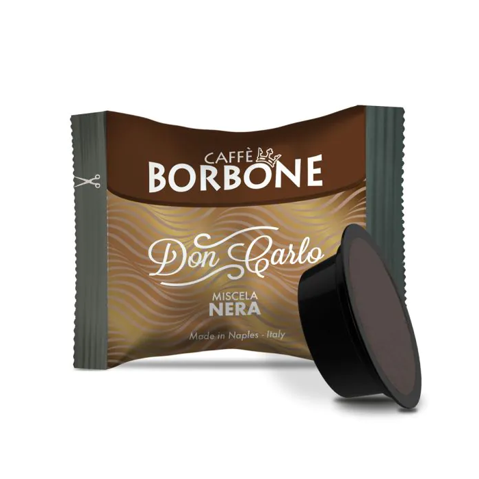100 Capsule Caffè Borbone Don Carlo Miscela Nera Compatibili Lavazza A Modo Mio 100 Capsule Caffè Borbone Don Carlo Miscela Nera Compatibili Lavazza A Modo Mio