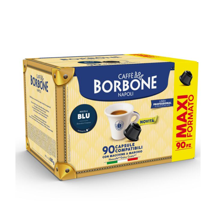 90 Capsule Borbone Dolce Re miscela Blu compatibili Dolce Gusto 90 Capsule Borbone Dolce Re miscela Blu compatibili Dolce Gusto