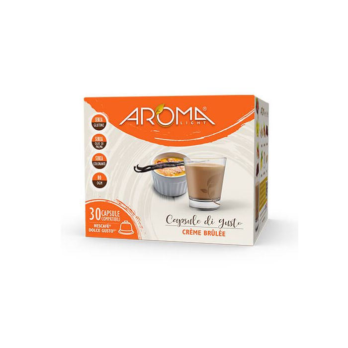 30 Capsule di Crème Brûlée Aroma Light compatibili Dolce Gusto 30 Capsule di Crème Brûlée Aroma Light compatibili Dolce Gusto