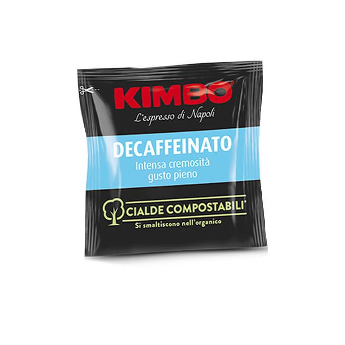 100 Cialde Compostabili Kimbo Caffè Miscela Decaffeinato 100 Cialde Compostabili Kimbo Caffè Miscela Decaffeinato