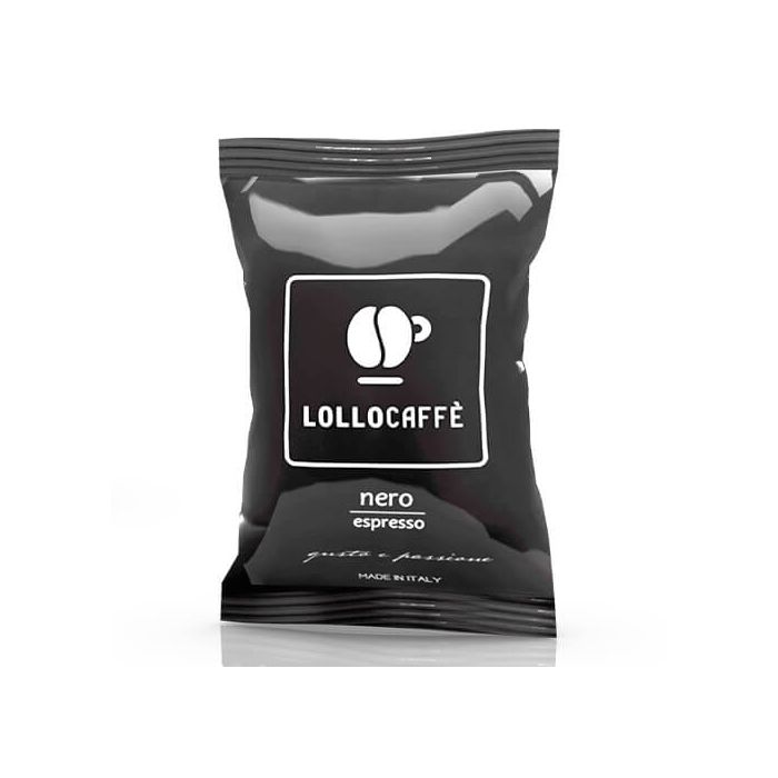 100 Capsule Lollo Caffe Nero Espresso Compatibili Espresso Point