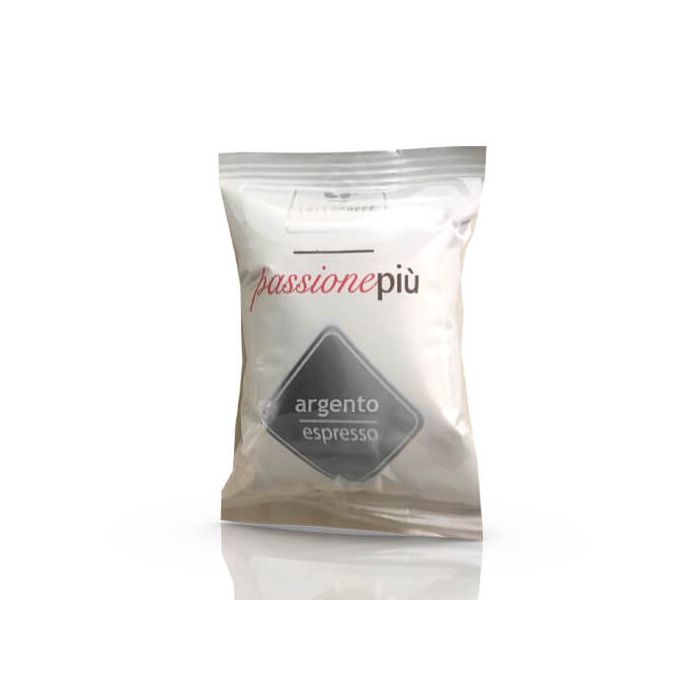 100 Capsule Lollo Caffè Argento Espresso compatibili Uno System 100 Capsule Lollo Caffè Argento Espresso compatibili Uno System
