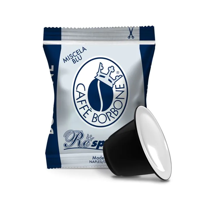 100 Capsule Caffe' Borbone Respresso Miscela Blu Compatibili Nespresso 100 Capsule Caffe' Borbone Respresso Miscela Blu Compatibili Nespresso