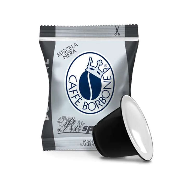 100 Capsule Caffe' Borbone Respresso Miscela Nera Compatibili Nespresso 100 Capsule Caffe' Borbone Respresso Miscela Nera Compatibili Nespresso