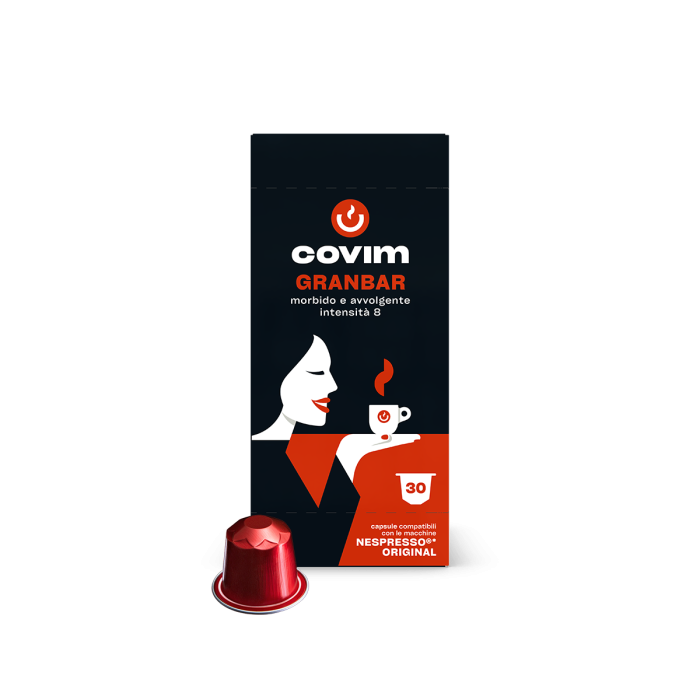 120 capsule in alluminio Covim Pressò Granbar compatibili Nespresso 120 capsule in alluminio Covim Pressò Granbar compatibili Nespresso