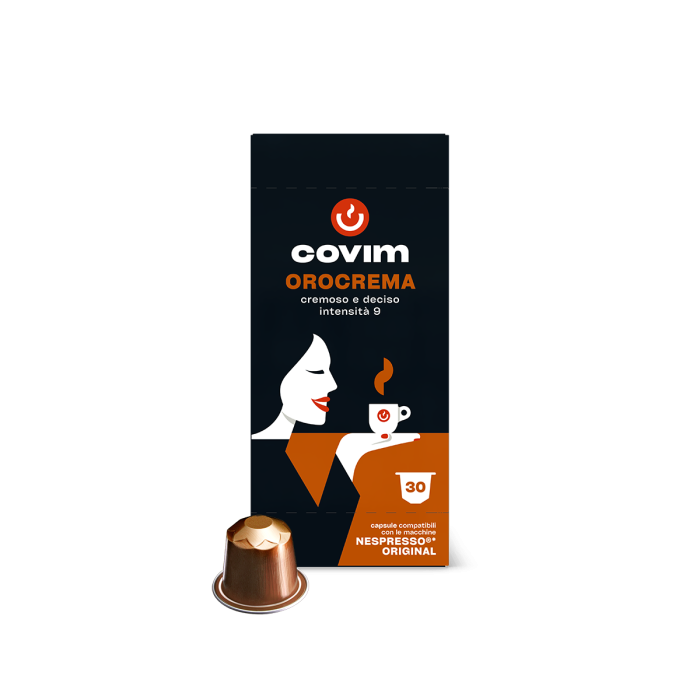 120 capsule in alluminio Covim Pressò Orocrema compatibili Nespresso 120 capsule in alluminio Covim Pressò Orocrema compatibili Nespresso