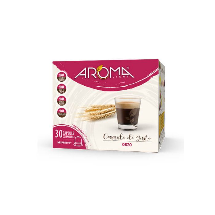 30 Capsule di Orzo Aroma Light compatibili Nespresso 30 Capsule di Orzo Aroma Light compatibili Nespresso