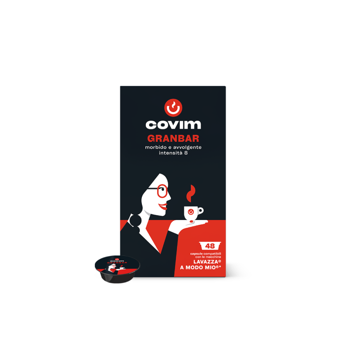 96 Capsule Covim Ora Granbar Compatibili Lavazza a Modo Mio 96 Capsule Covim Ora Granbar Compatibili Lavazza a Modo Mio