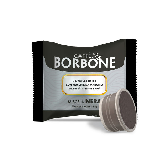100 Capsule Borbone Miscela Nera Compatibili Espresso Point 100 Capsule Borbone Miscela Nera Compatibili Espresso Point