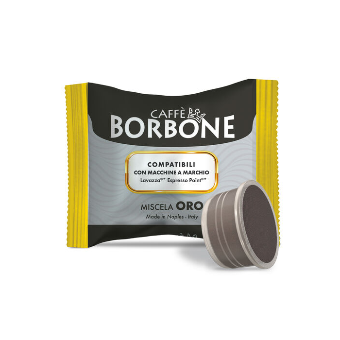 100 Capsule Borbone Miscela Oro Compatibili Espresso Point 100 Capsule Borbone Miscela Oro Compatibili Espresso Point