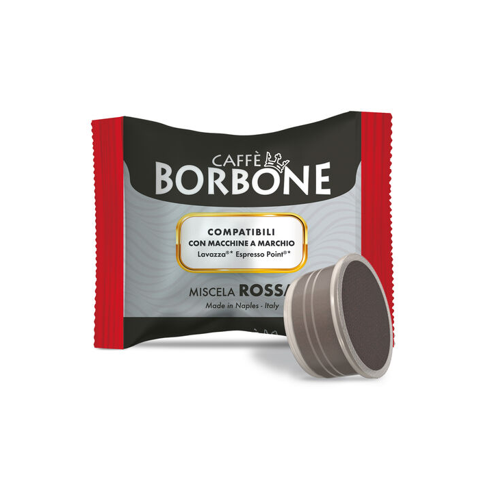 100 Capsule Borbone Miscela Rossa Compatibili Espresso Point 100 Capsule Borbone Miscela Rossa Compatibili Espresso Point