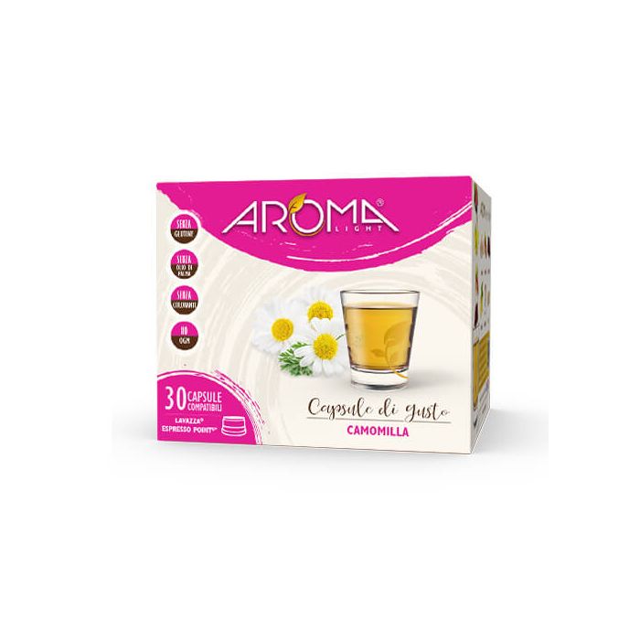 30 Capsule di Camomilla Aroma Light Compatibili Espresso Point 30 Capsule di Camomilla Aroma Light Compatibili Espresso Point
