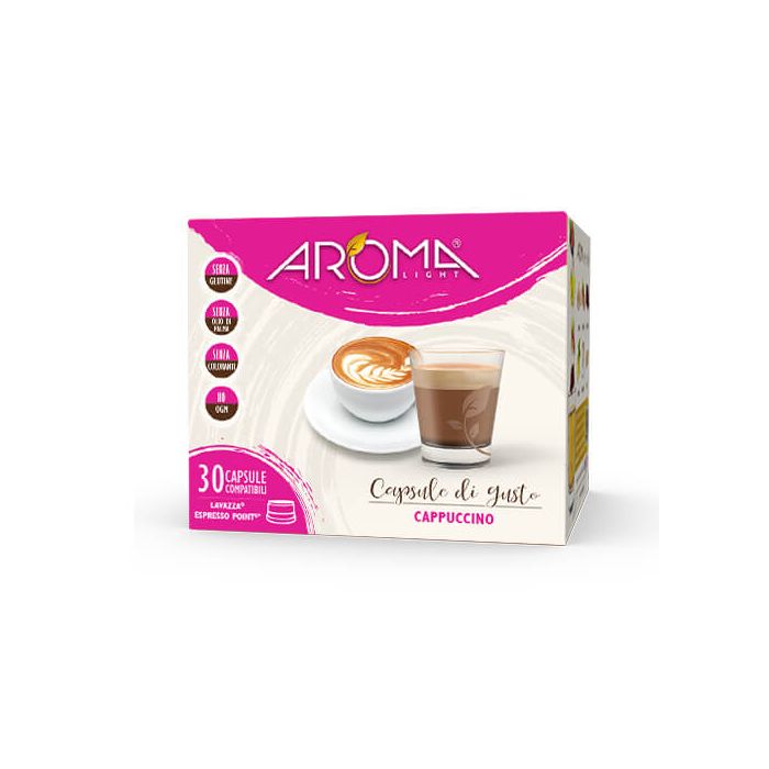 30 Capsule di Cappuccino Aroma Light Compatibili Espresso Point