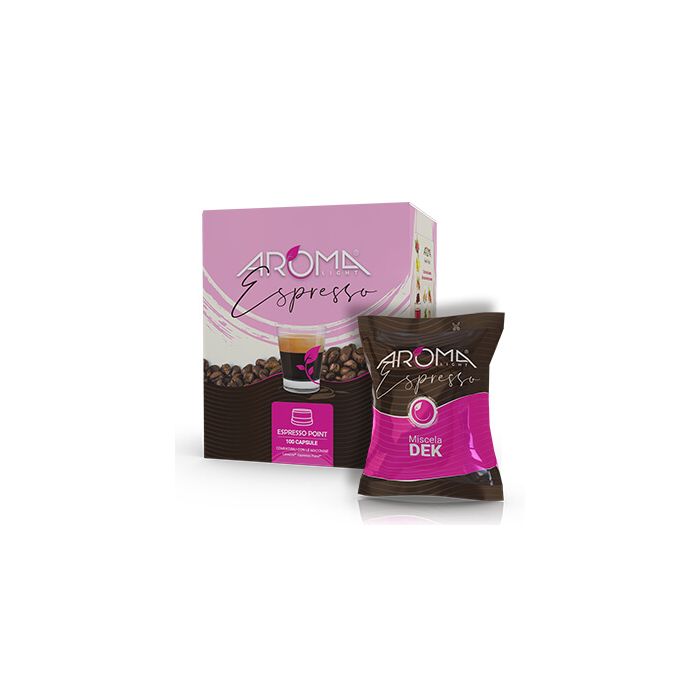 100 Capsule Aroma Light Miscela Decaffeinato compatibili Espresso Point 100 Capsule Aroma Light Miscela Decaffeinato compatibili Espresso Point