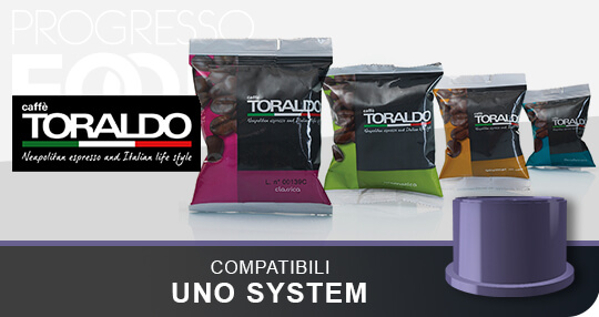 Capsule Caffè Toraldo compatibili Uno System