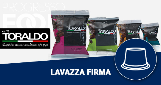 Capsule Caffè Toraldo compatibili Lavazza Firma Capsule Caffè Toraldo compatibili Lavazza Firma